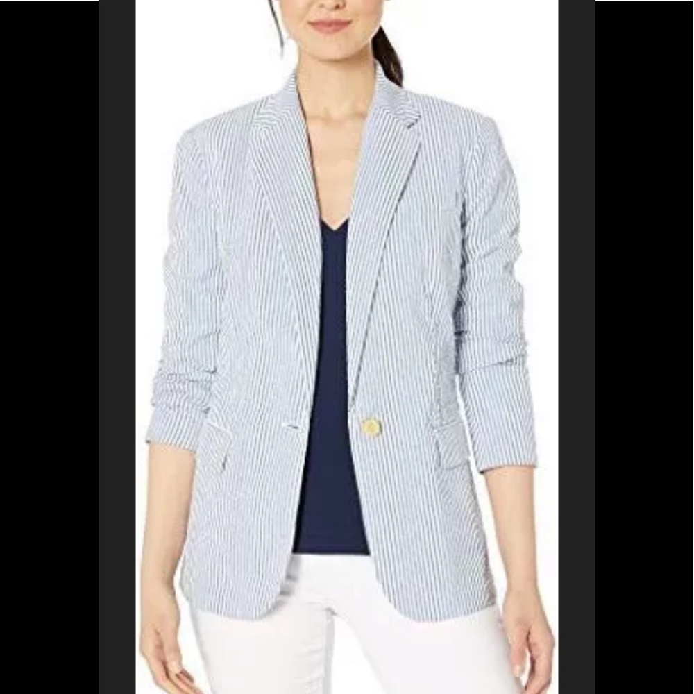 Lauren Ralph Lauren Jacket Blazer Front Button